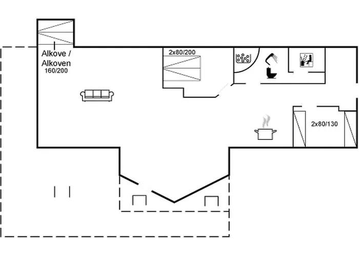 Σπίτι διακοπών Maira - 150m From The Sea By Interhome Spodsbjerg